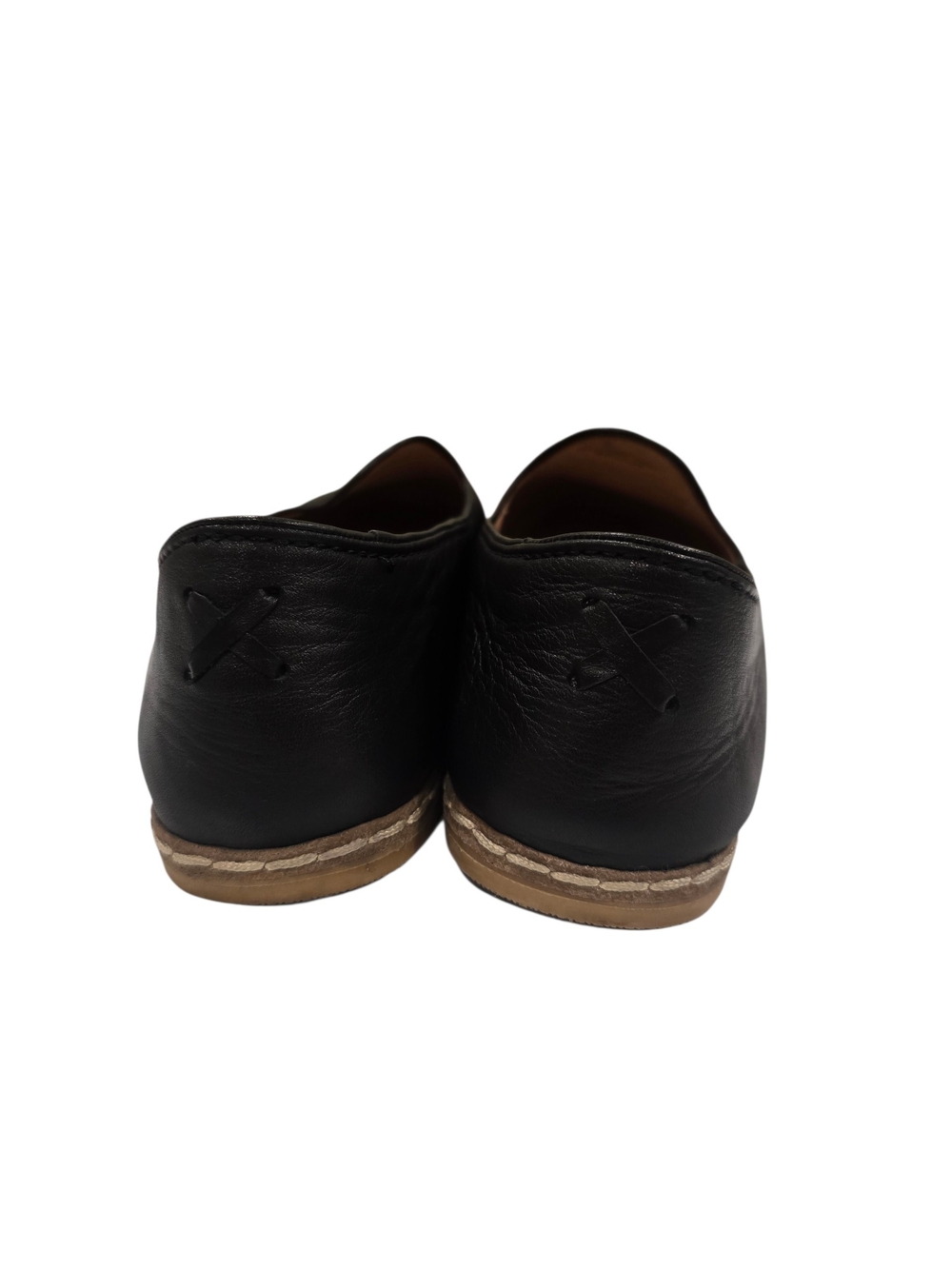 Charix Classic Black Slip-On Leather Loafers Size 42 - Picture 5 of 8